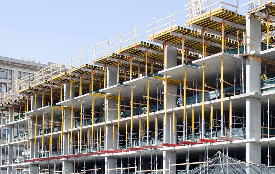 Shoring And Formwork On A Cantilevered Balcony Deck
