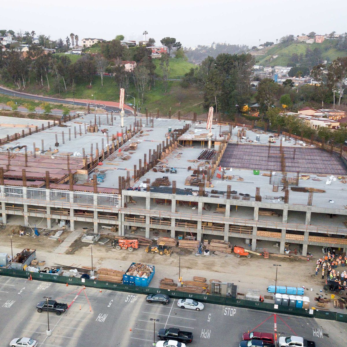 CSULA Parking Structure E Largo Concrete